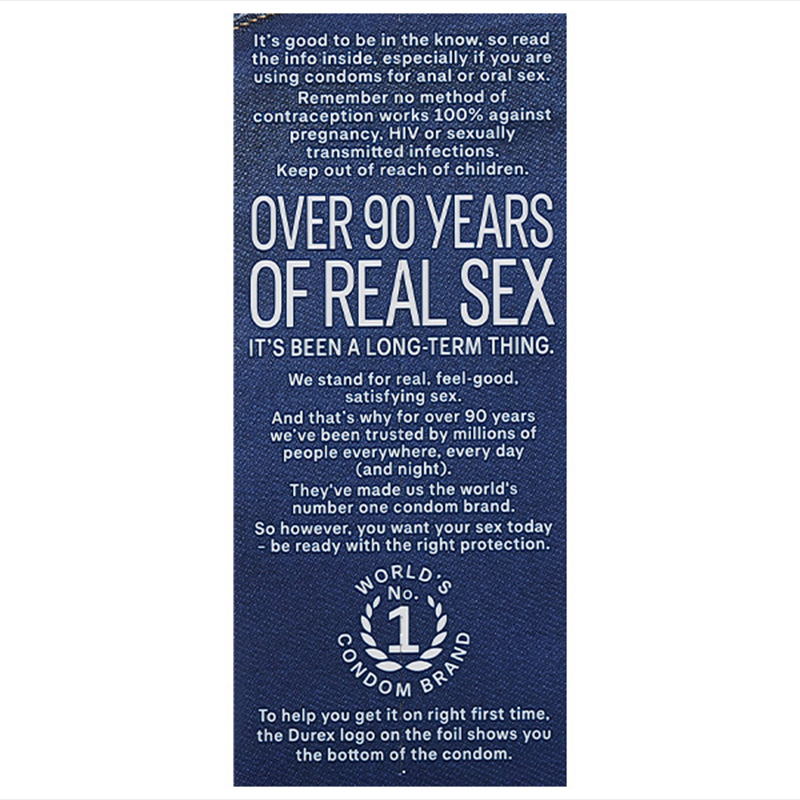 Bao cao su Durex Jeans ôm sát, bôi trơn 52.5mm hộp 3 cái - 15